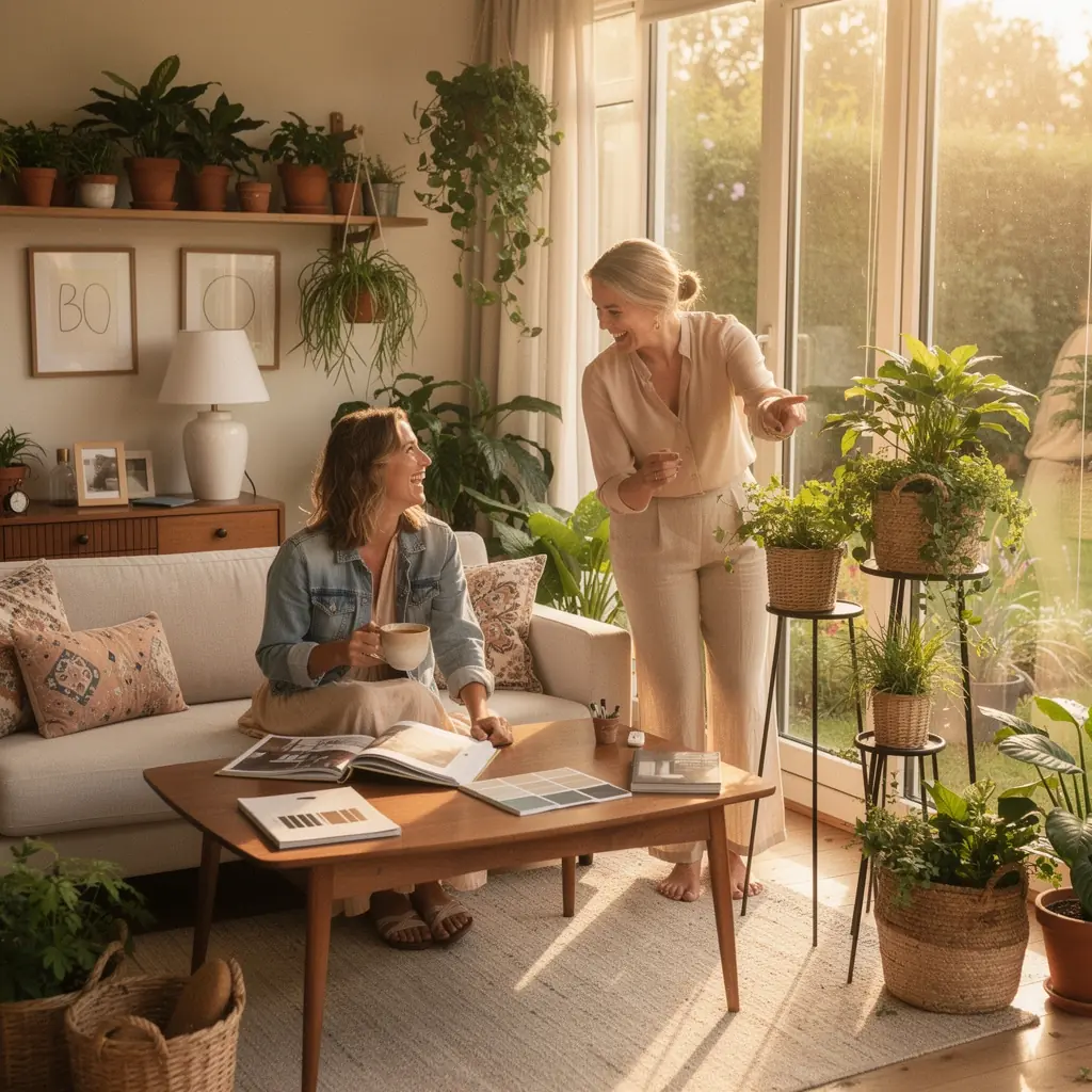 Рабочий кабинет с удобным офисным пространством и организованным хранением.